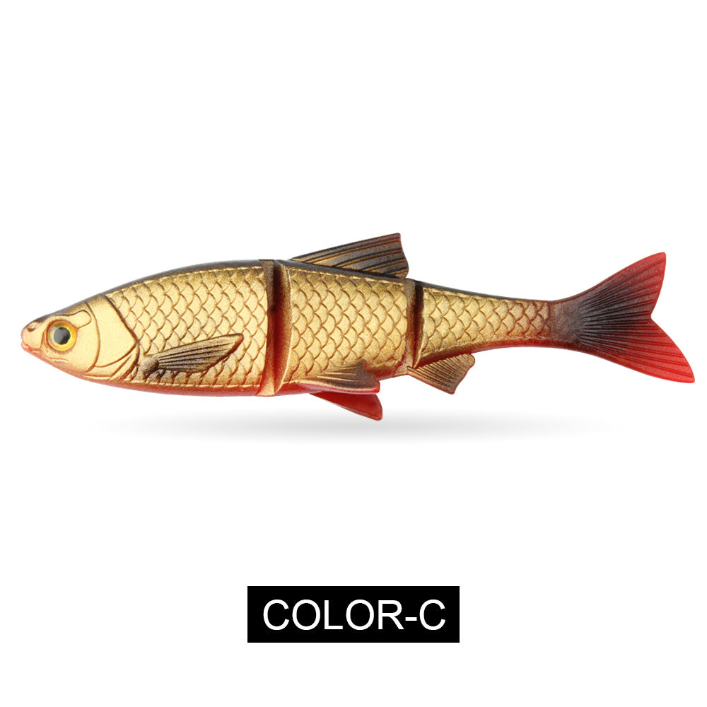 Realistic Soft Plastic Swimbait for Pike Fishing