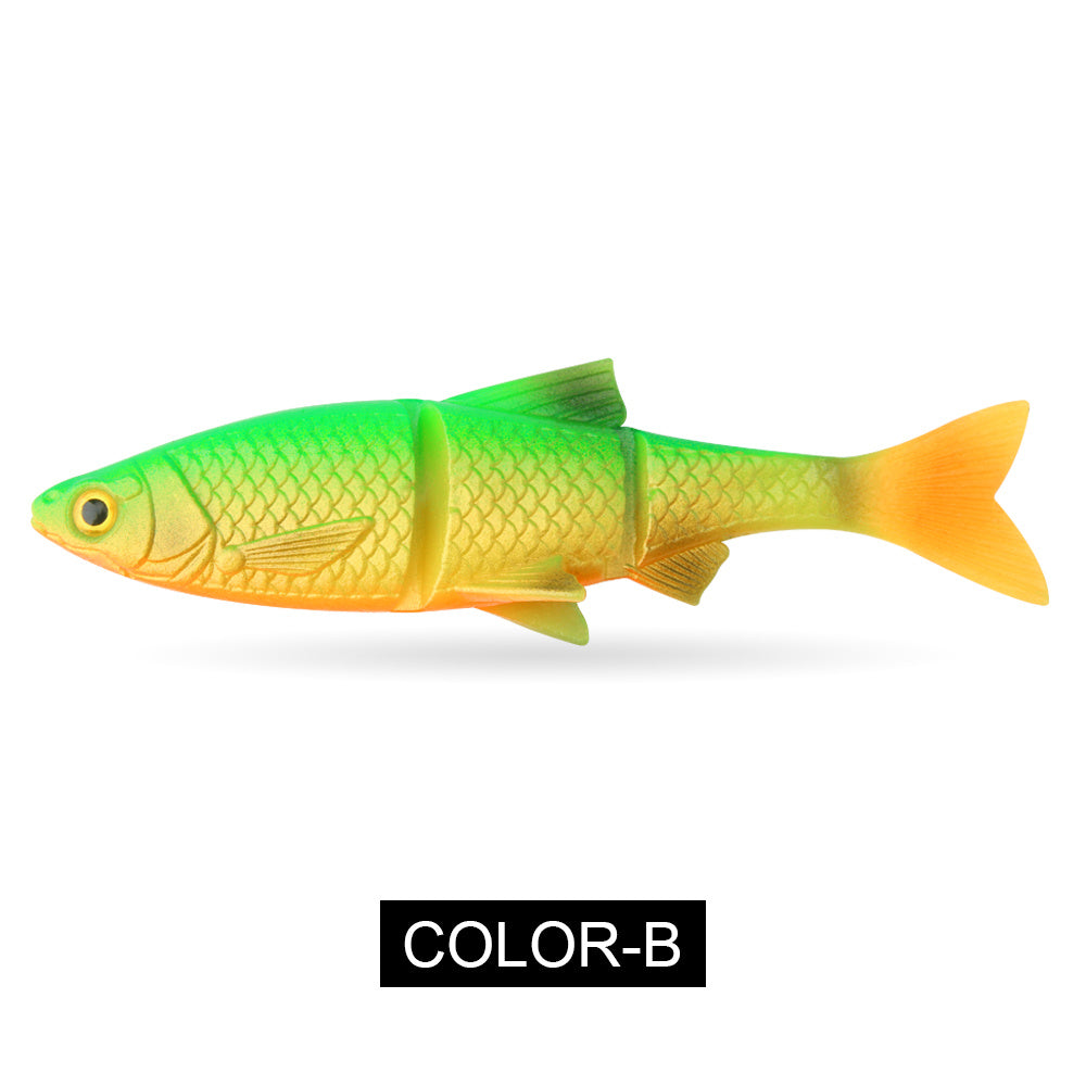 Realistic Soft Plastic Swimbait for Pike Fishing