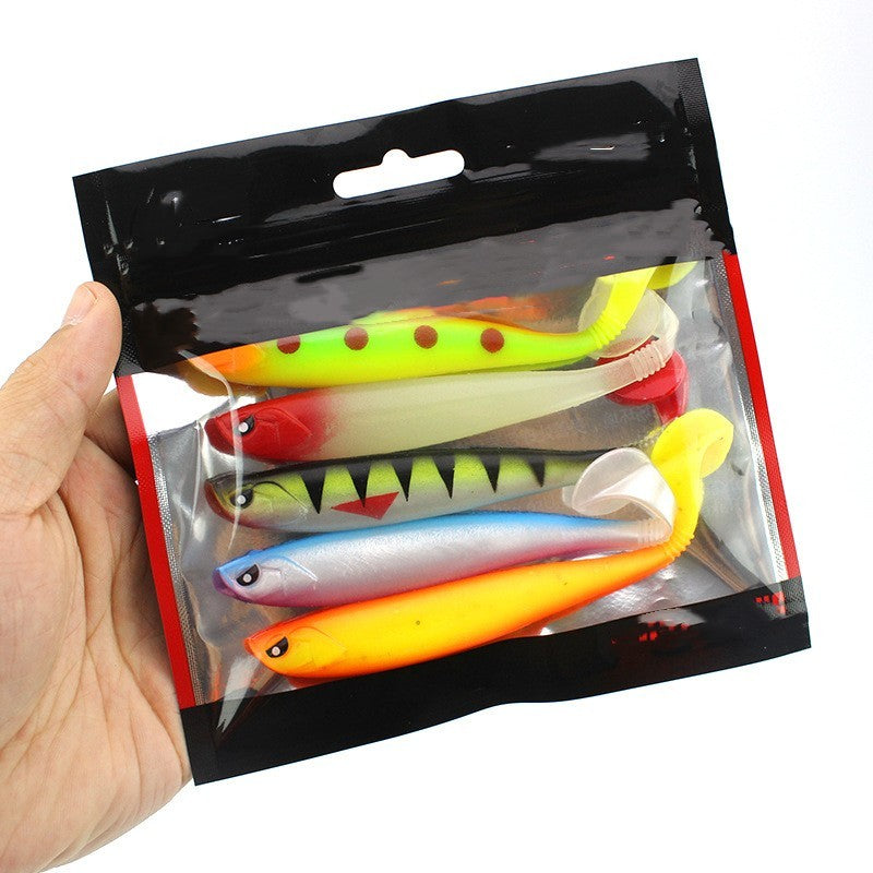 Soft Plastic Paddle Tail Action Baits - Unrigged Lures for Predatory Fishing