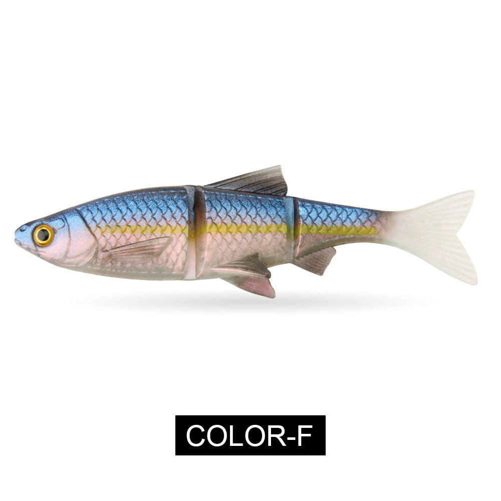 Realistic Soft Plastic Swimbait for Pike Fishing