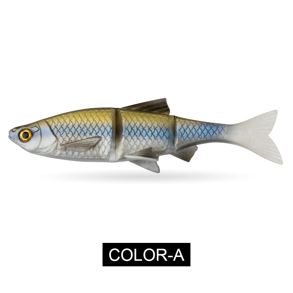 Realistic Soft Plastic Swimbait for Pike Fishing