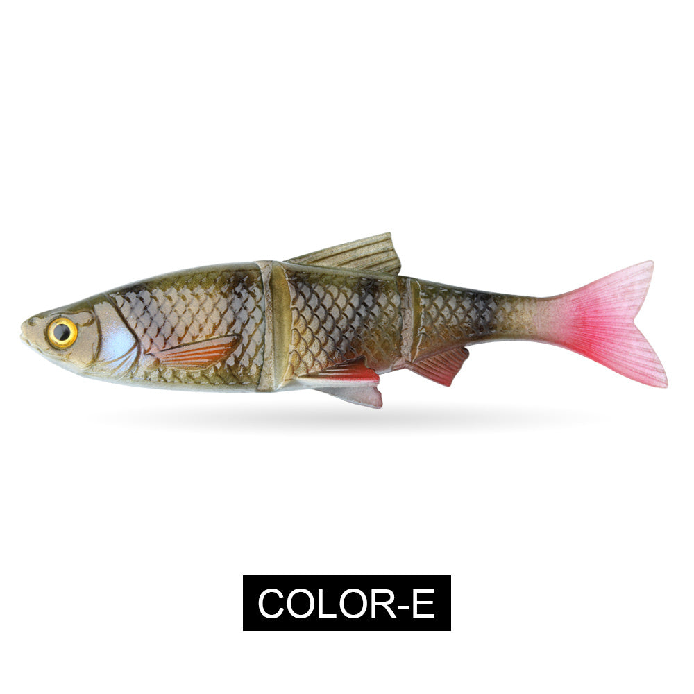 Realistic Soft Plastic Swimbait for Pike Fishing