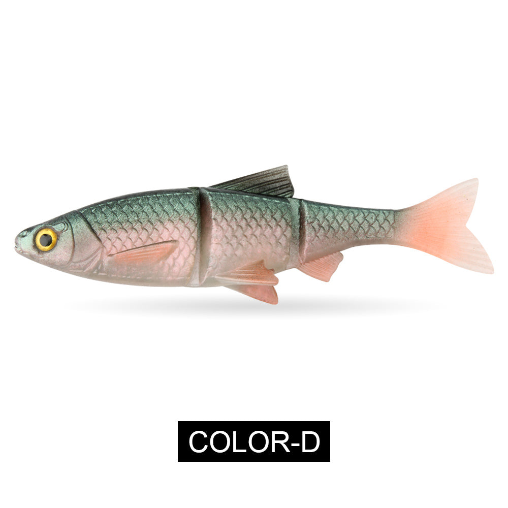 Realistic Soft Plastic Swimbait for Pike Fishing
